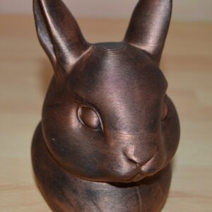 Lapin 3D sur socle