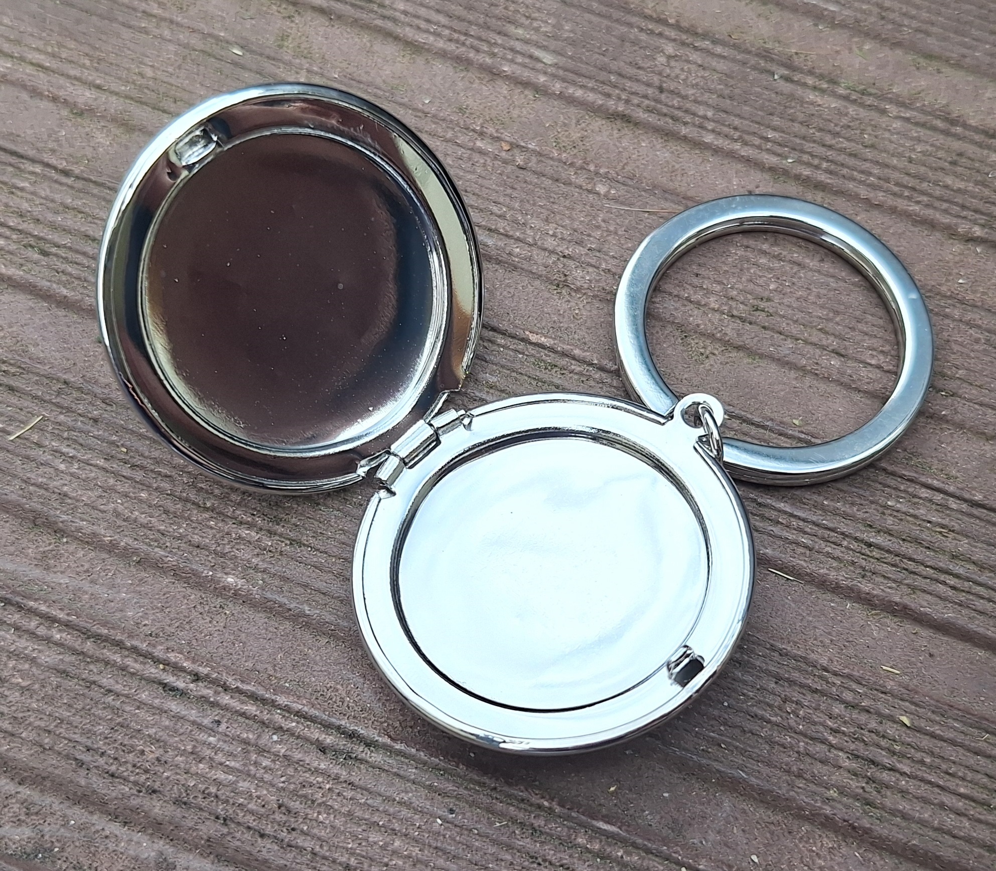 Porte-clés médaillon photo – Image 2