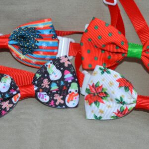 Nœud papillon de Noël pour chien