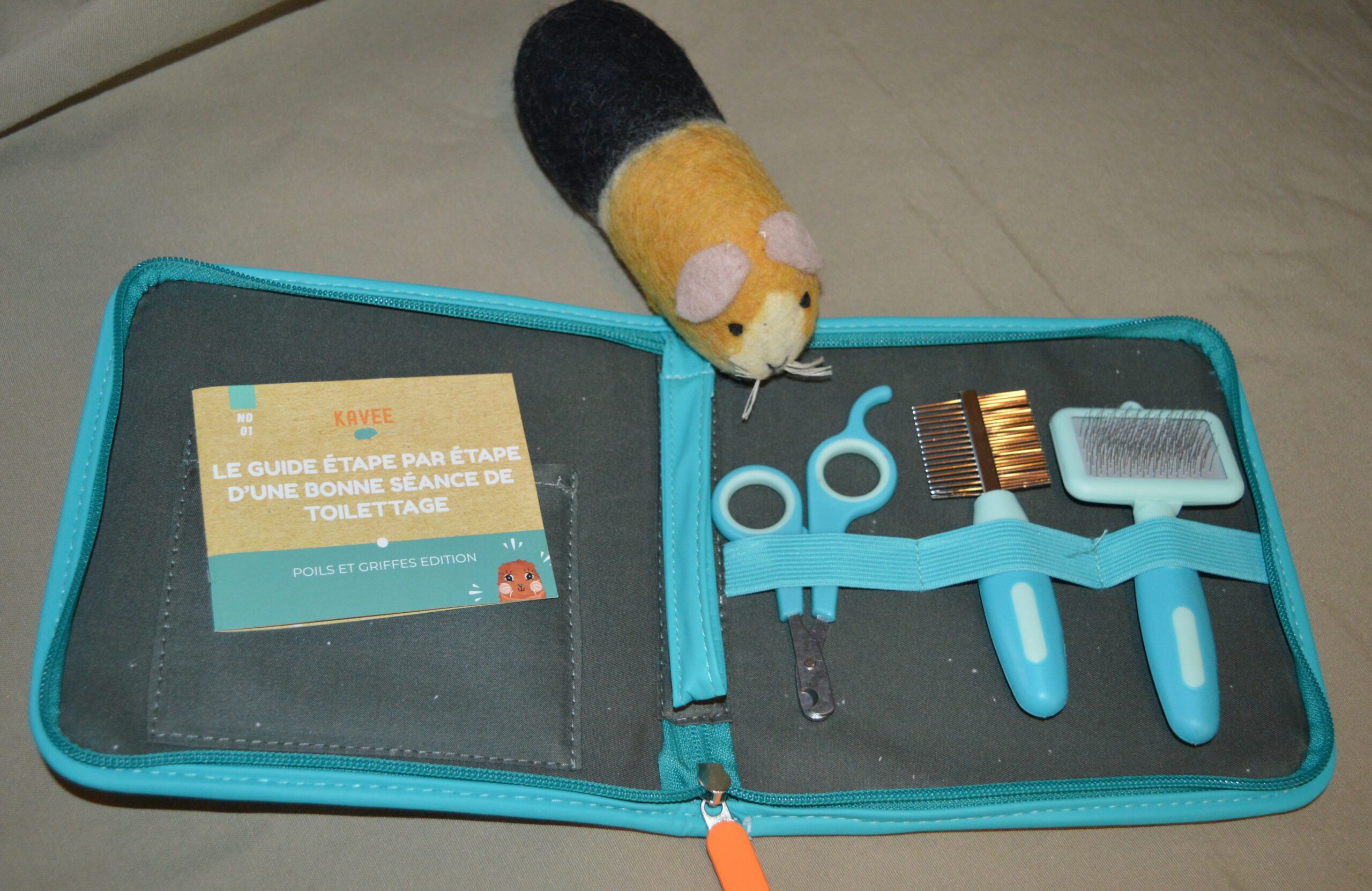 Set de toilettage pour cochon d'Inde